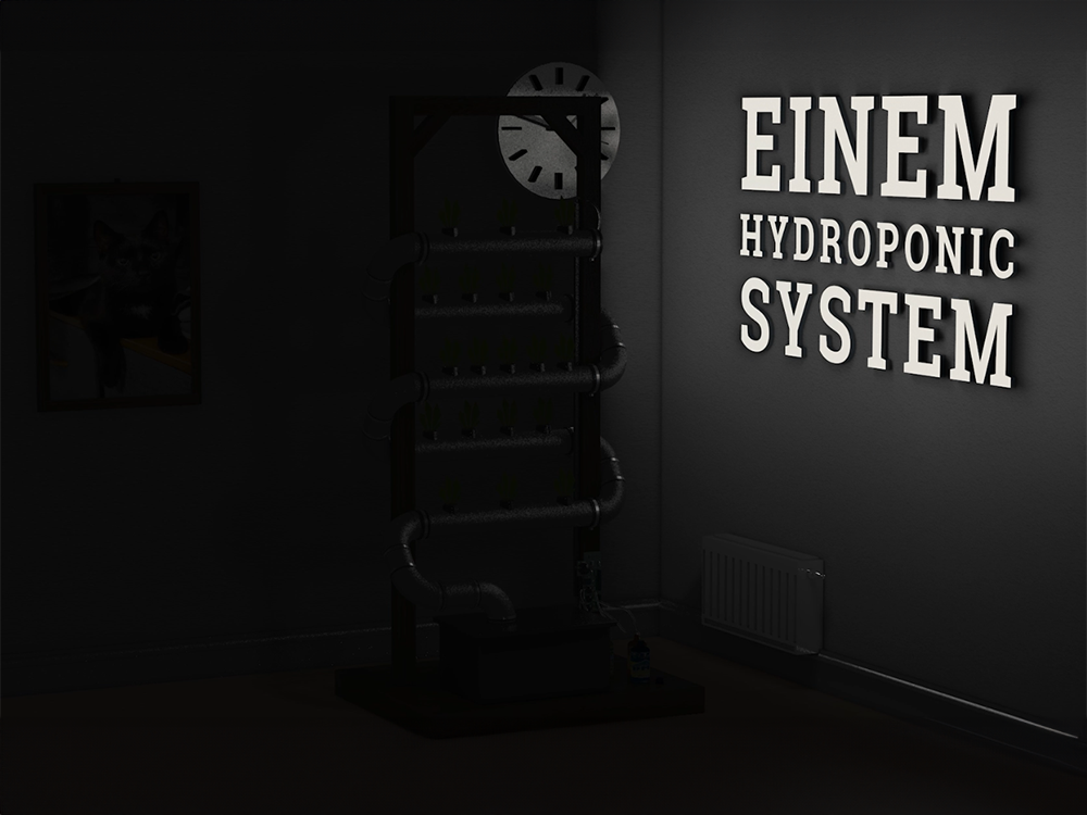 „Ein hydroponisches System“